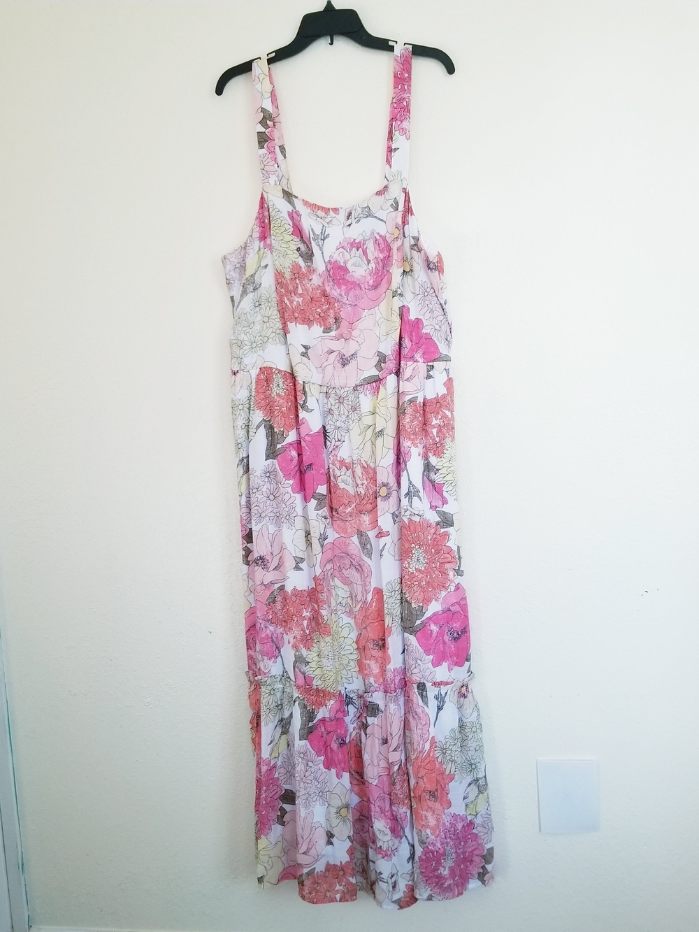Plus Size Floral Maxi Dress